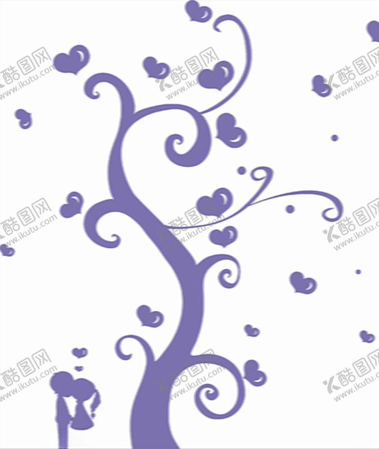 编号：13253305121924188401【酷图网】源文件下载-爱情树