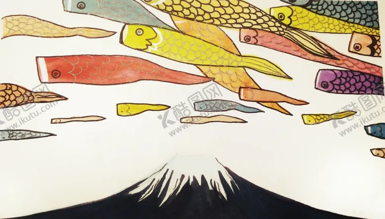 编号：18240605012125327638【酷图网】源文件下载-浮世绘背景插画图片
