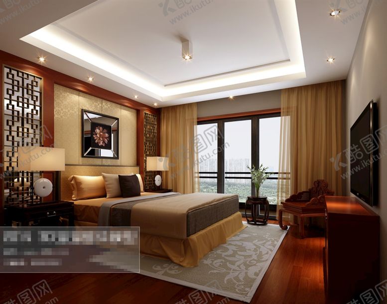编号：46612210150538223575【酷图网】源文件下载-卧室效果图