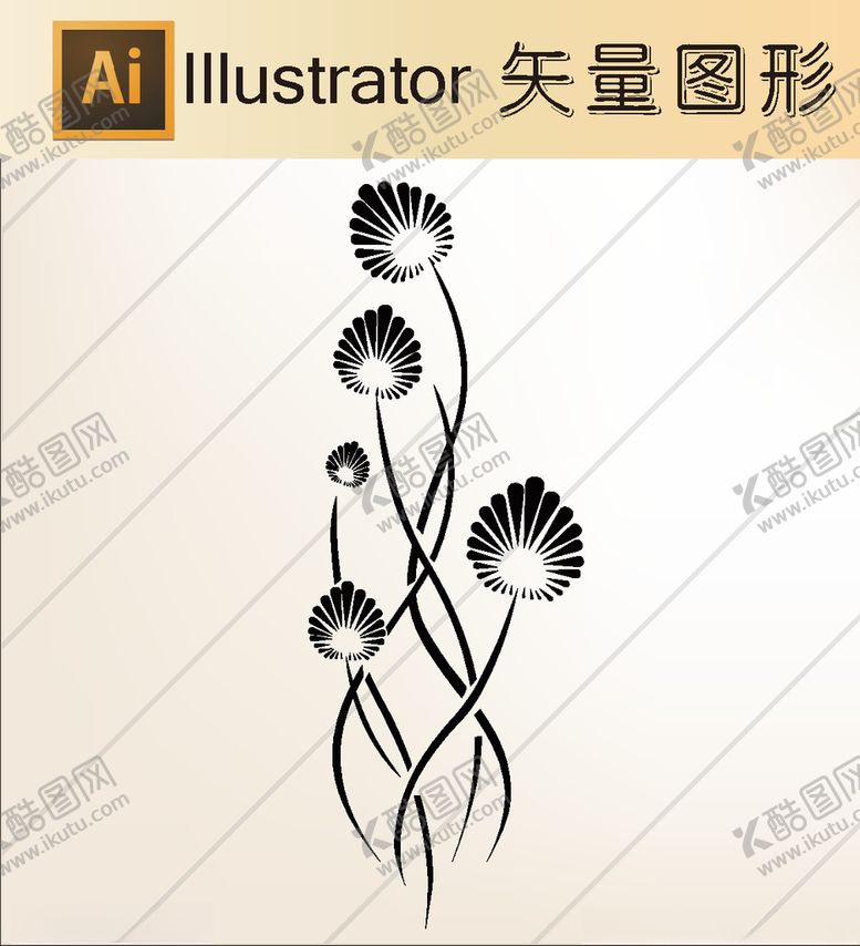 编号：63784207140537528540【酷图网】源文件下载-花草剪纸花草壁纸简洁手绘