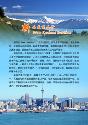 澳大利亚新西兰展板