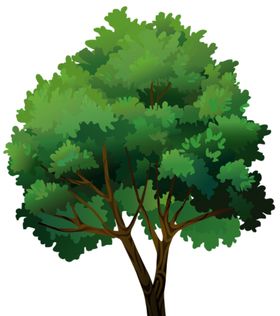 卡通树