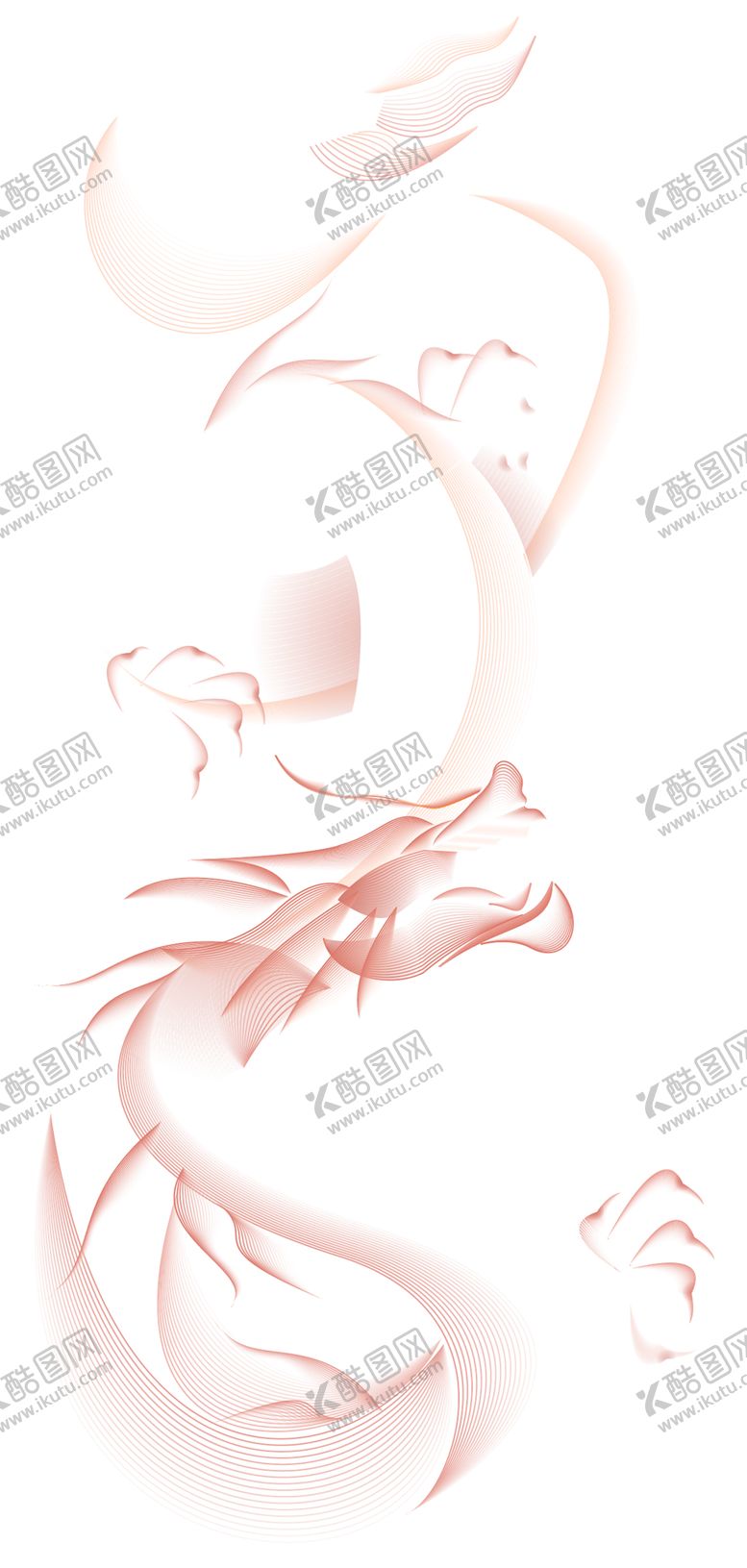 编号：86751402232046385224【酷图网】源文件下载-中式线条祥龙