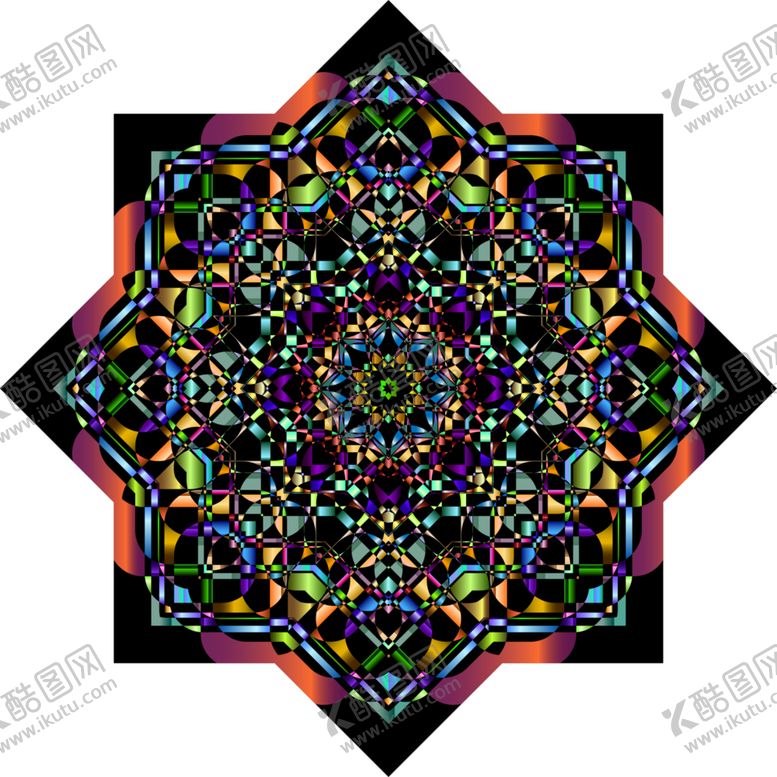 编号：16369809250012333301【酷图网】源文件下载-曼陀罗图案