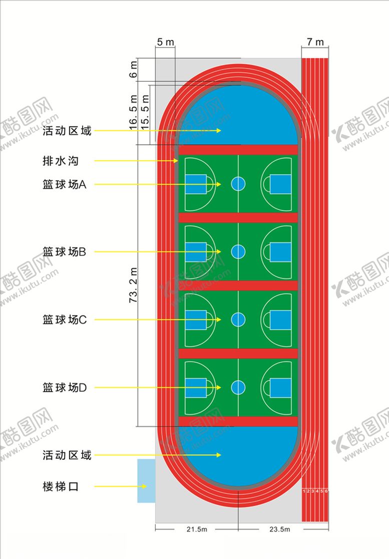 编号：67890705150353506716【酷图网】源文件下载-操场跑道