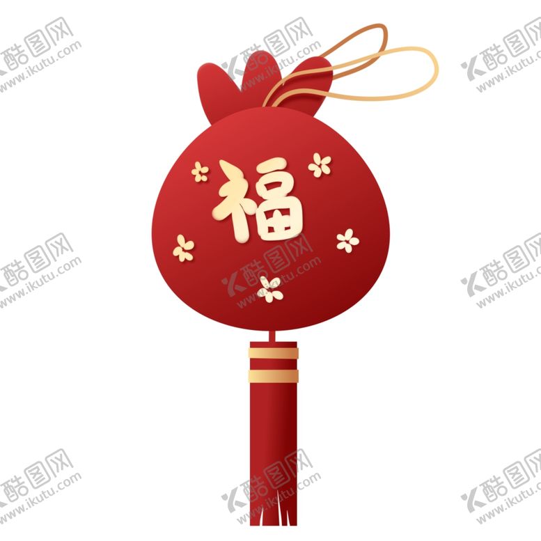 编号：18644804172125394101【酷图网】源文件下载-红色新春福袋插画