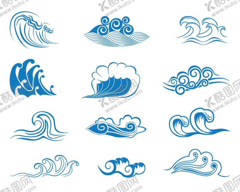 编号：44387110040547155582【酷图网】源文件下载-波浪纹