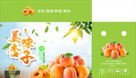 美味杏子包装平面图