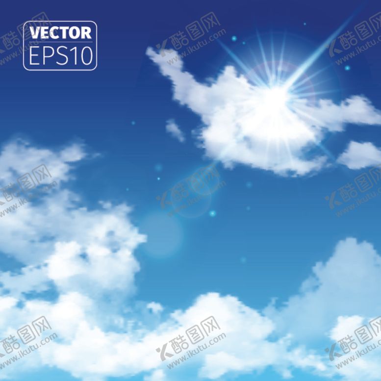 编号：93072704222145098527【酷图网】源文件下载-蓝色天空云朵云朵蓝天白云