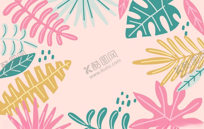 编号：32446109270638485157【酷图网】源文件下载-叶子背景