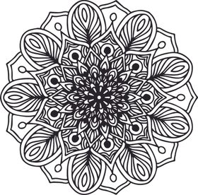 曼陀罗花纹