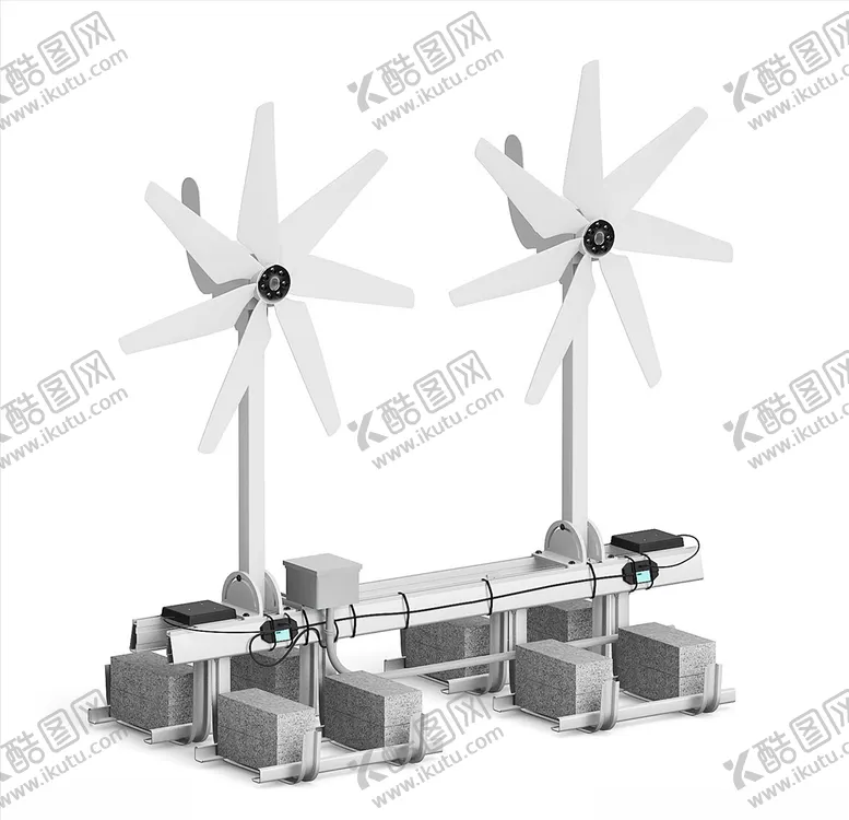 编号：25657304080007143671【酷图网】源文件下载-C4D3DMAX模型风力发电
