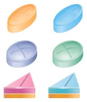 矢量药片