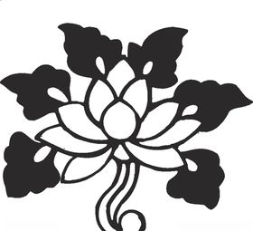 镂空花图案
