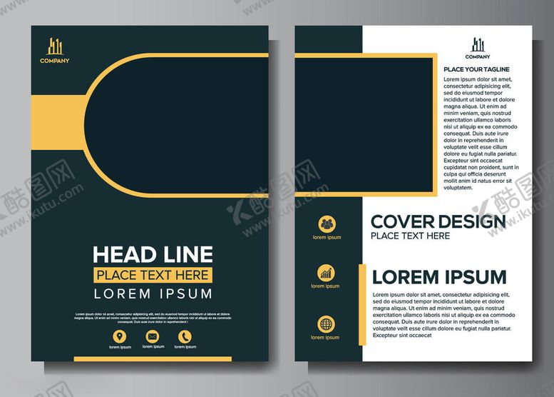 编号：31481611020334562646【酷图网】源文件下载-时尚画册封面设计模板