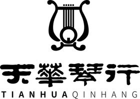 江阴天华琴行logo标志