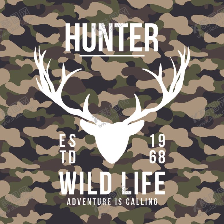 编号：21675210090000097906【酷图网】源文件下载-迷彩印花