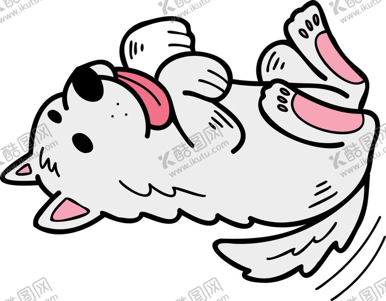 编号：98560409230349204319【酷图网】源文件下载-卡通萨摩耶