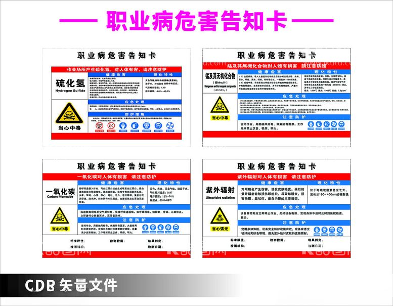 编号：51633911251340389808【酷图网】源文件下载-职业病危害告知卡