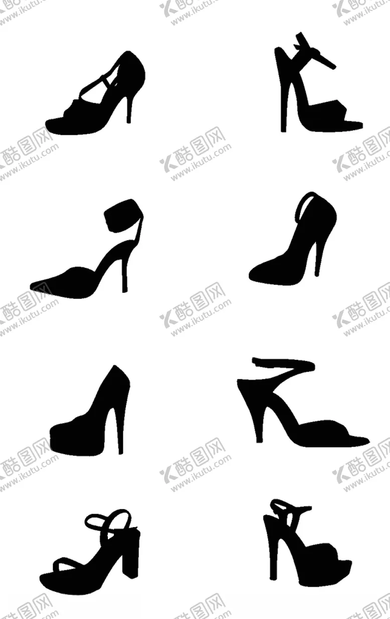 编号：46330807012332197389【酷图网】源文件下载-高跟鞋图案