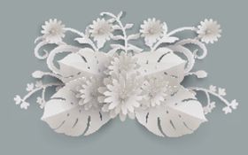 剪纸花纹