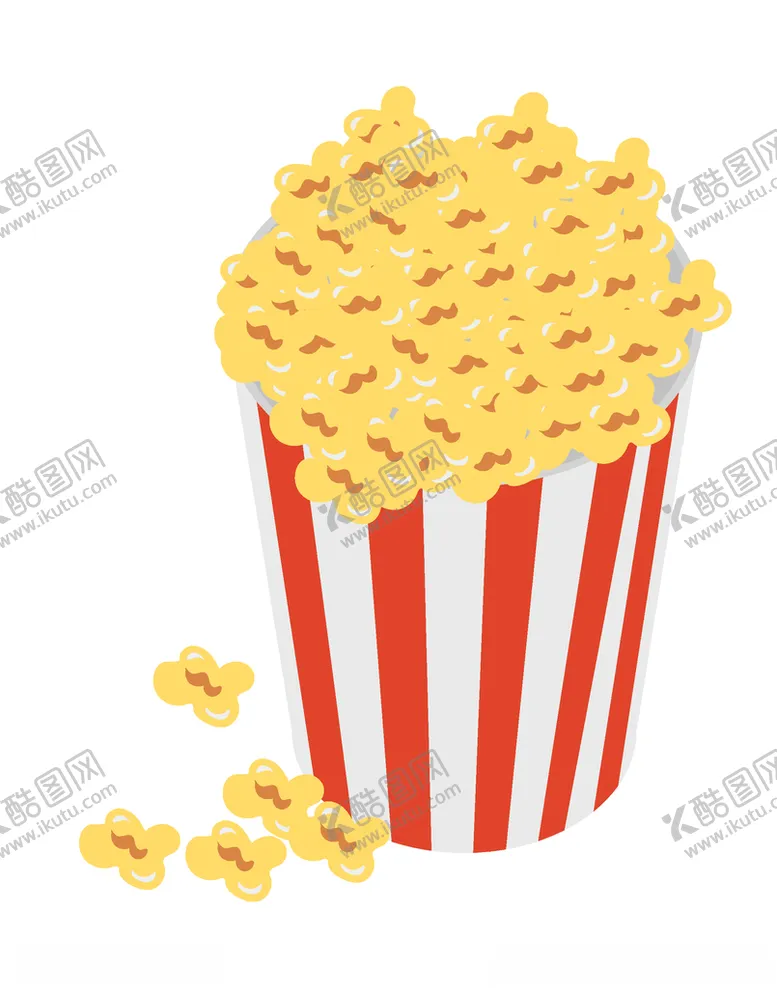 编号：41852304121512042106【酷图网】源文件下载-爆米花矢量素材