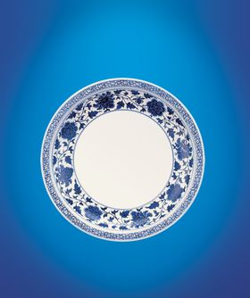 中国风瓷盘海报