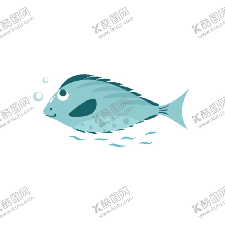 编号：24873105111423018486【酷图网】源文件下载-海洋生物图标图形装饰海报素材