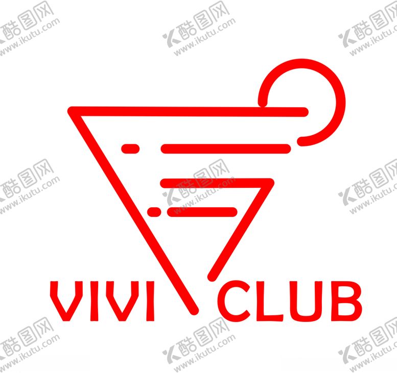 编号：63035809201730456883【酷图网】源文件下载-vivi酒吧logo