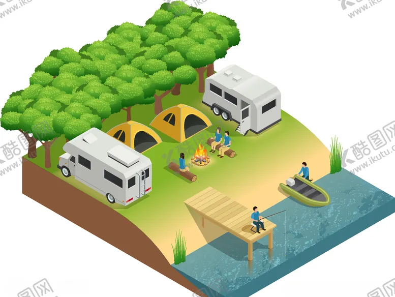 编号：62117609091723271707【酷图网】源文件下载-露营
