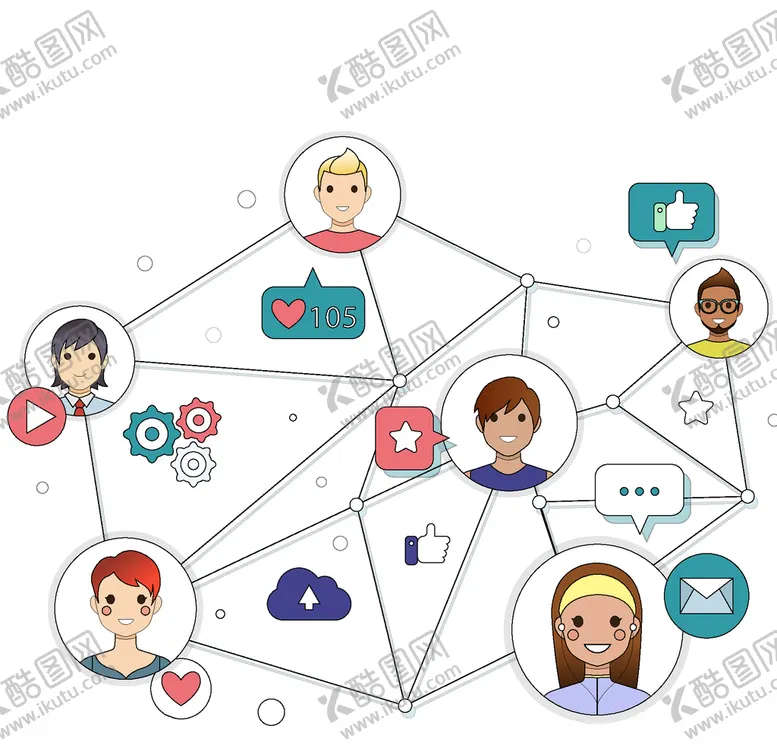 编号：57920304181411394176【酷图网】源文件下载-手机社交人物关系图表