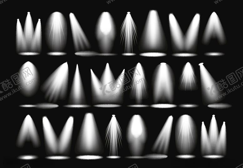 编号：76568404051517396378【酷图网】源文件下载-舞台聚光灯