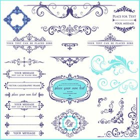 复古精美装饰花纹图案集