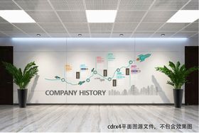 企业发展历程展板设计