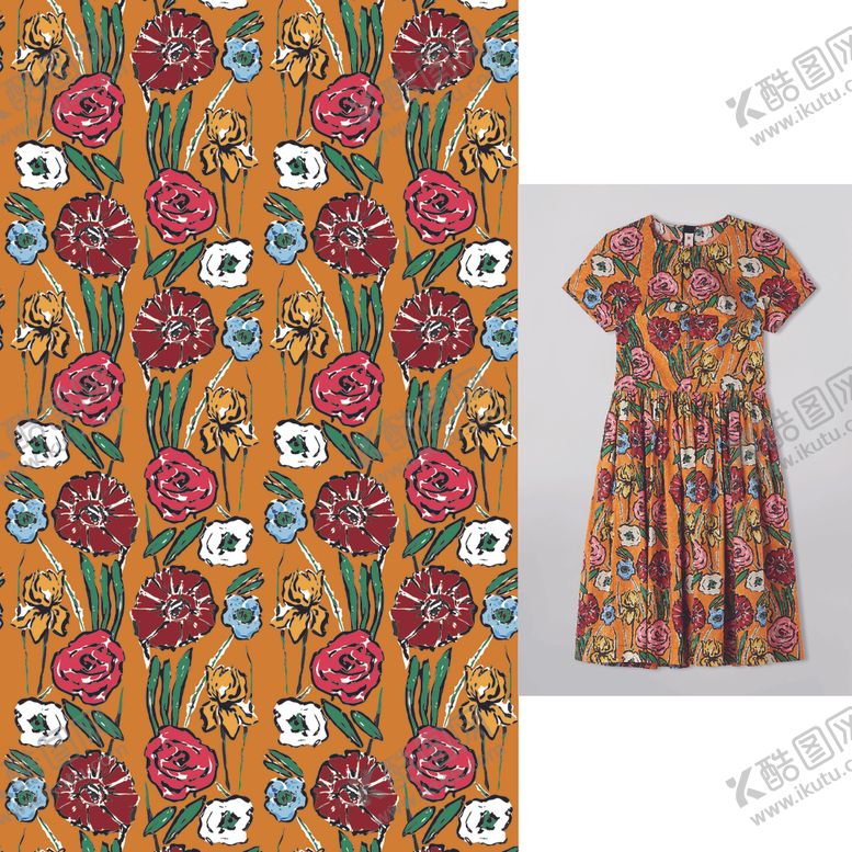 编号：17442610101902543050【酷图网】源文件下载-水彩花