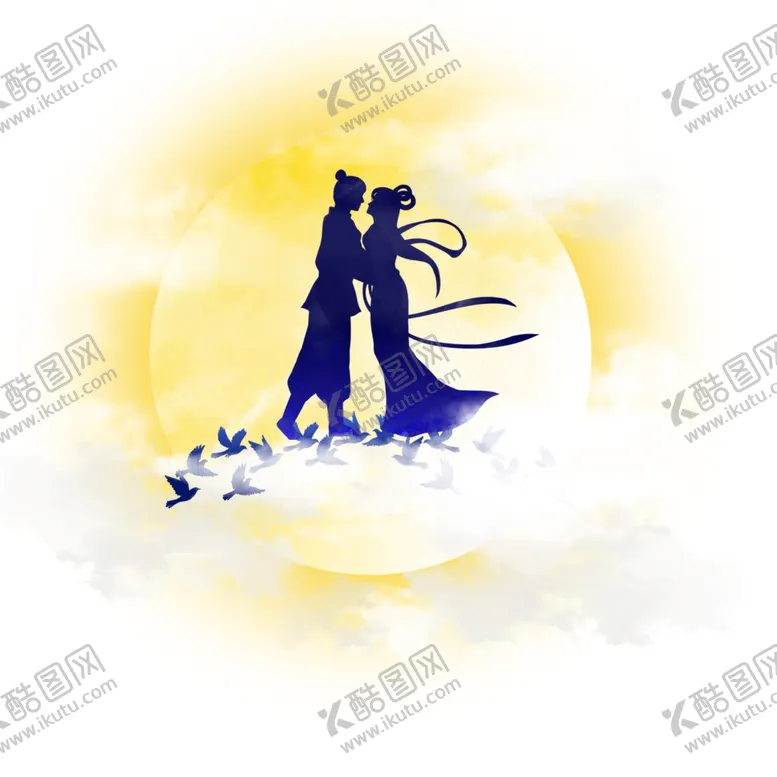 编号：22659202220654488346【酷图网】源文件下载-七夕情人节古风素材