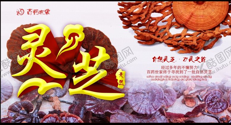 编号：68763105060215463029【酷图网】源文件下载-灵芝海报