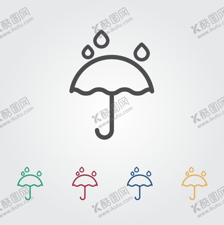 编号：67974410302205272416【酷图网】源文件下载-下雨图标