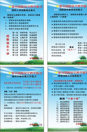消防制度牌