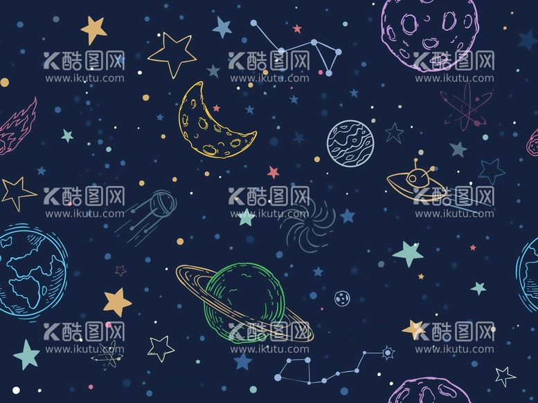 编号：82574909281409026502【酷图网】源文件下载-宇宙星空星球星星背景