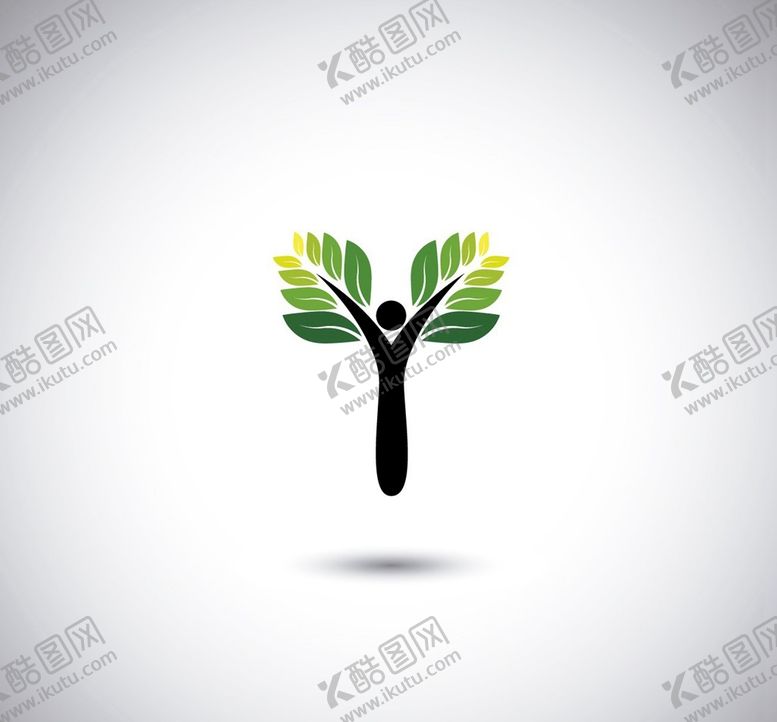 编号：63108510051603465642【酷图网】源文件下载-生态标志抽象树