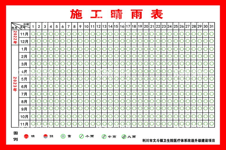 编号：13729609211953288143【酷图网】源文件下载-施工晴雨表