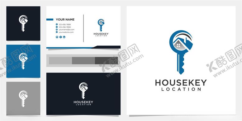 编号：62382911202251148068【酷图网】源文件下载-钥匙品牌视觉识别设计
