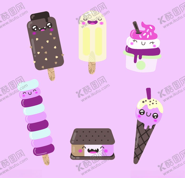 编号：64208609191412161130【酷图网】源文件下载-可爱食物
