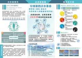 健康水折页