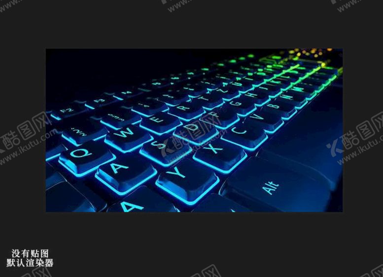 编号：85417410252336468484【酷图网】源文件下载-C4D模型炫酷科技机械键盘