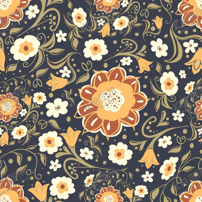 编号：48630606191551586734【酷图网】源文件下载-植物花纹