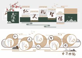 形象墙模板校园文化墙