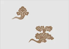 祥云图案古典中国风纹