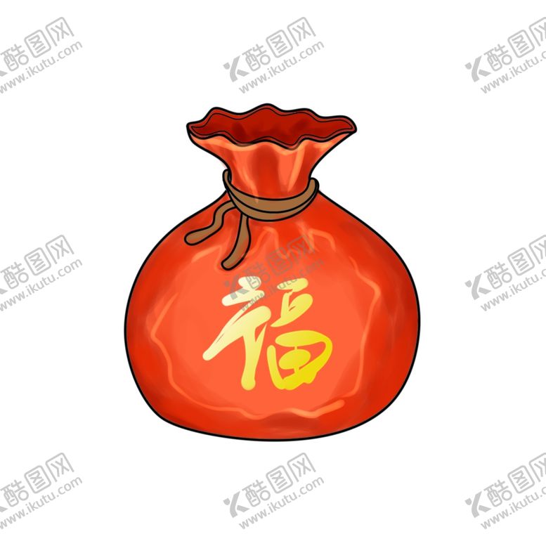 编号：21489703300125441020【酷图网】源文件下载-红色福袋插画
